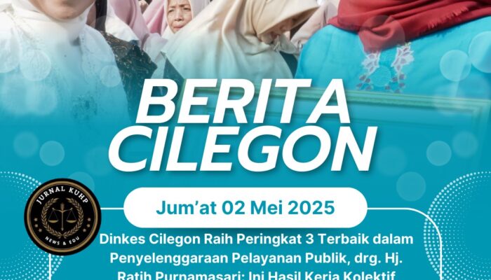 Dinkes Cilegon Raih Peringkat 3 Terbaik dalam Penyelenggaraan Pelayanan Publik, drg. Hj. Ratih Purnamasari: Ini Hasil Kerja Kolektif