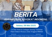 Le Dian Hotel & Cottages Serang Tawarkan Paket Diskon Khusus untuk Anggota PERADI