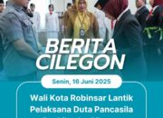 Wali Kota Robinsar Lantik Pelaksana Duta Pancasila Paskibraka Cilegon