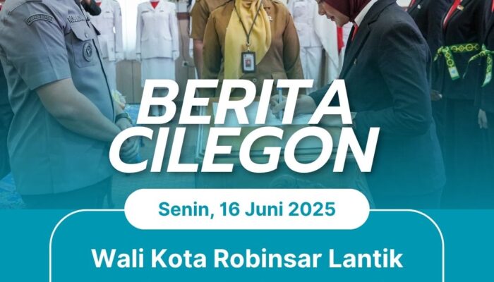 Wali Kota Robinsar Lantik Pelaksana Duta Pancasila Paskibraka Cilegon