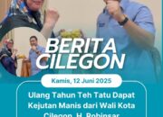 Ulang Tahun Teh Tatu Dapat Kejutan Manis dari Wali Kota Cilegon, H. Robinsar