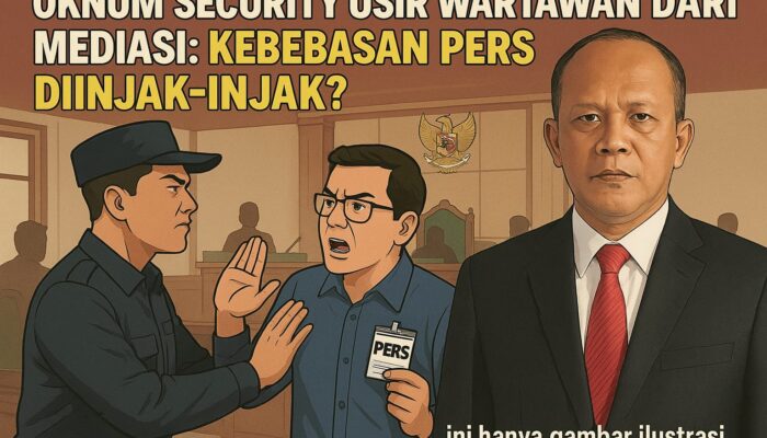 Oknum Security Usir Wartawan dari Mediasi: Kebebasan Pers Diinjak-injak?