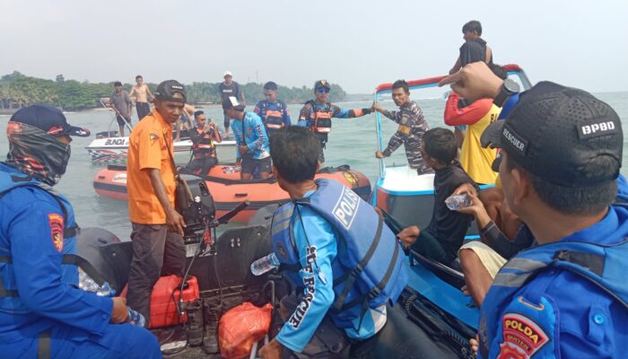 Anak 9 Tahun Tenggelam di Perairan Karang Suraga, Tim Gabungan Lakukan Pencarian Intensif