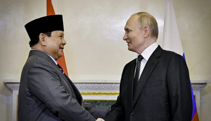Pererat Persahabatan, Presiden Prabowo Bertemu Presiden Putin di Istana Konstantinovsky