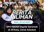 UPA PERADI Digelar Serentak di 39 Kota, Cetak Advokat Cerdas dan Berintegritas