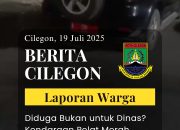 Diduga bukan untuk Dinas? Kendaraan Plat Merah nongkrong Maming di Bonakarta Cilegon