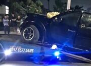 Kecelakaan Tunggal di Jl. Sudirman Pekanbaru, Pelajar Kelas 2 SMA Selamat Meski Mobil Ringsek