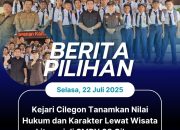 Kejari Cilegon Tanamkan Nilai Hukum dan Karakter Lewat Wisata Literasi di SMPN 02 Cilegon
