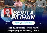 Helldy Agustian Terima Kartu Perpanjangan Advokat, Tandai Kembalinya ke Dunia Hukum