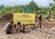 Di Dampingi Subdenpom III/4-1 Lebak Tutup Galian Tanah Diduga Belum Mengantongi Izin 