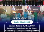 Jajaran Redaksi JURNAL KUHP Apresiasi Kepemimpinan Ibu Diana, Sambut Bapak Virgaliano sebagai Mitra Baru Penegakan Hukum di Cilegon