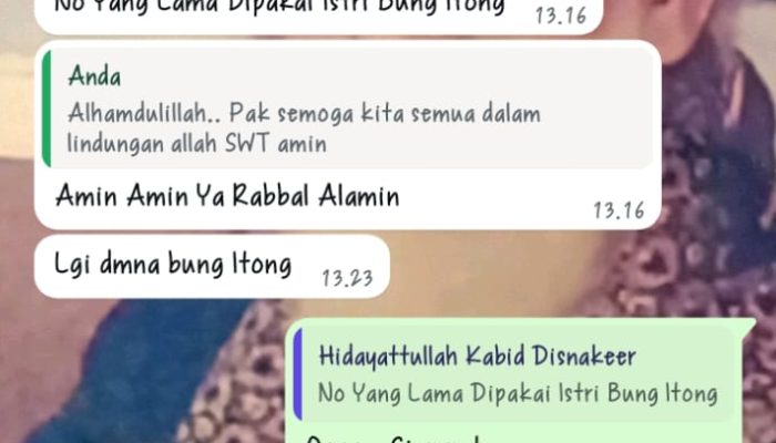 Oknum Gunakan Nama Pejabat Disnaker Cilegon untuk Penipuan, Hidayatullah Minta Warga Waspada