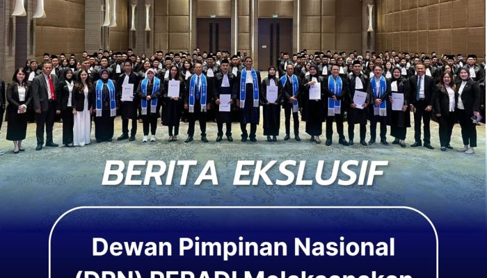Dewan Pimpinan Nasional (DPN) PERADI Melaksanakan Pengangkatan Advokat Baru