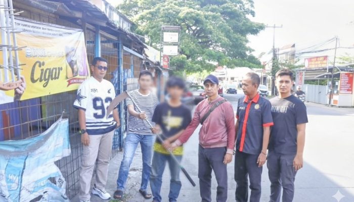 Polres Cilegon Amankan 2 Pelaku Tawuran Bersenjata Tajam di Cibeber
