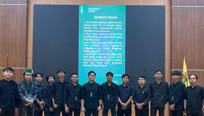 Pengurus HMI Komisariat FT Unival Resmi Dilantik, Tegaskan Sikap Kritis Soal Tenaga Kerja di Cilegon