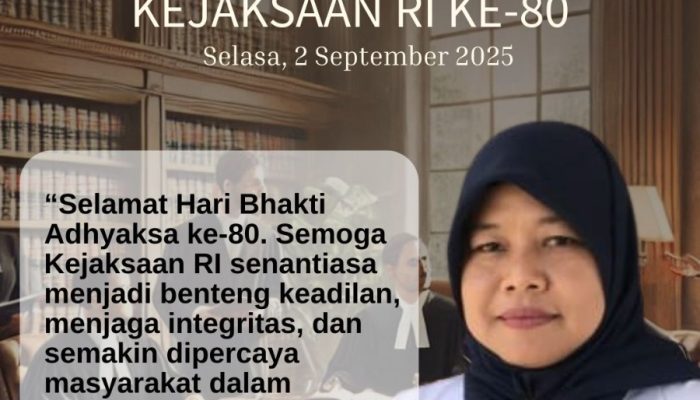Ketua DPC PERADI Serang Sampaikan Ucapan Selamat HUT Kejaksaan RI ke-80