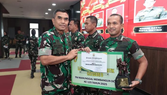 Dandim 0623/Cilegon Raih Juara 3 Dansatgas LKJ TMMD ke-125
