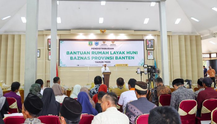 Wagub Banten Dimyati: Berzakat Melalui BAZNAS Perkuat Identitas dan Ukhuwah Islamiyah