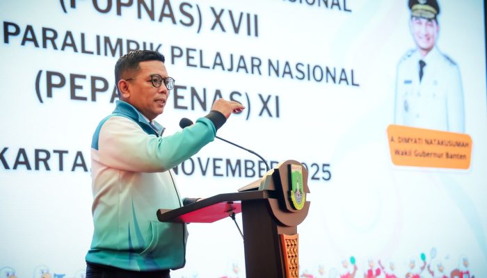 Gubernur Andra Soni Lepas Kontingen Atlet Banten ke Popnas dan Peparpenas 2025