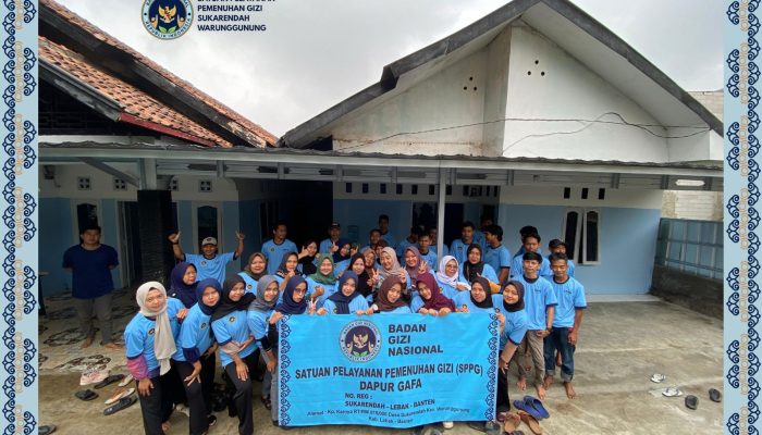 SPPG GAFA Sukarendah Warunggunung Menu MBG Untuk 3.888 Penerima Manfat Higinienis Dan Sehat 