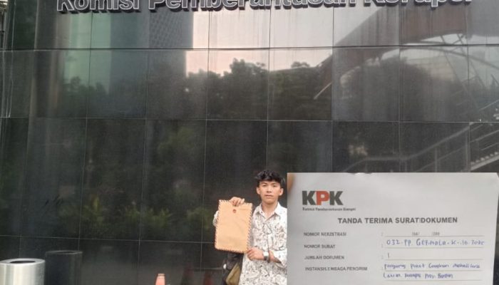 GERMALA-K Serahkan Data Tambahan Dugaan Korupsi Program P3TGAI dan SANIMAS ke KPK RI