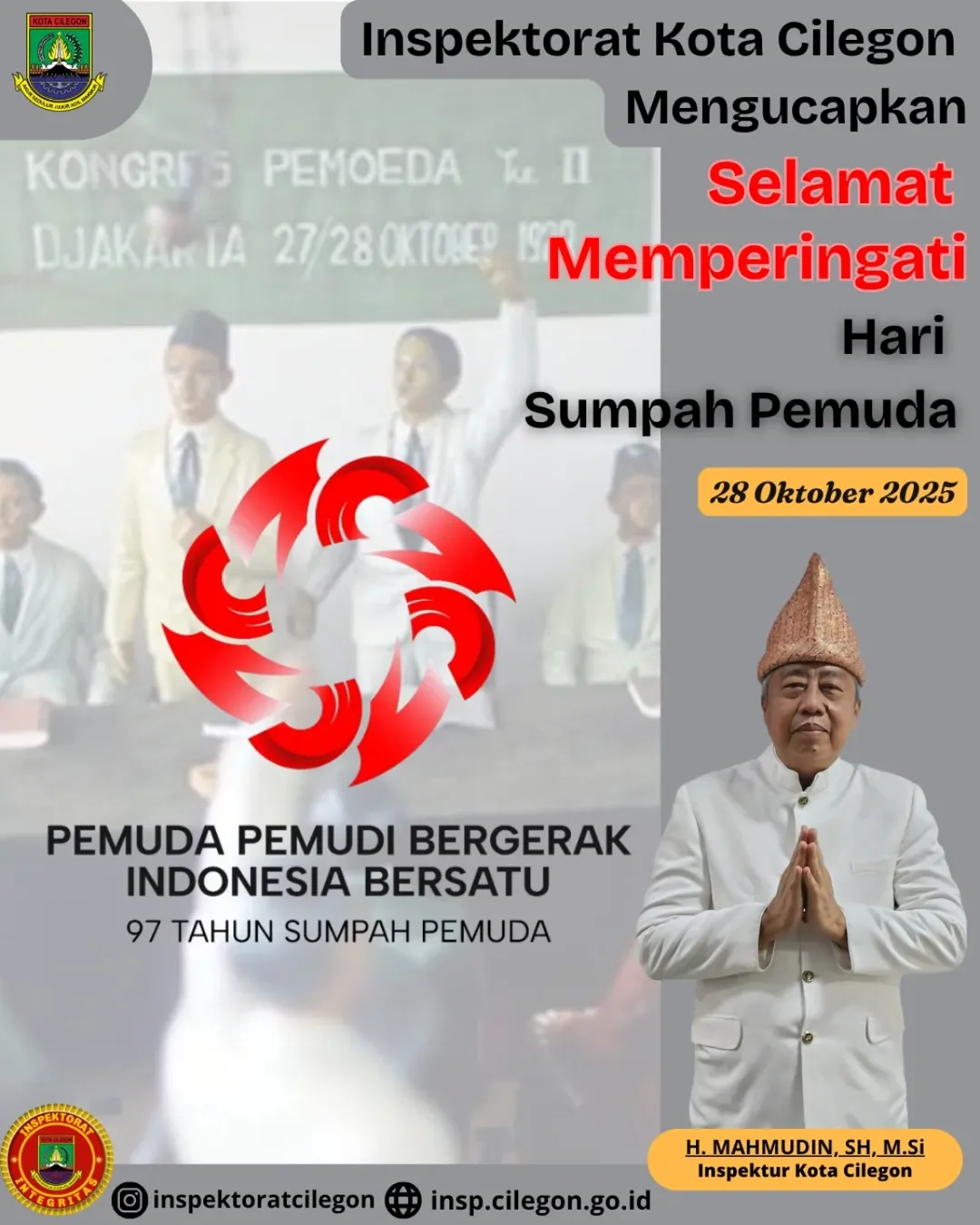 Selasa, 28 Oktober 2025Hari Sumpah Pemuda adalah panggilan bagi seluruh generasi muda untuk ter