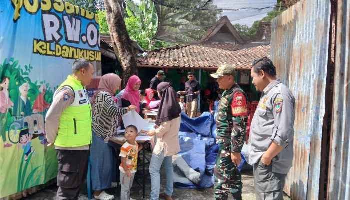 Peran Aktif Babinsa Danukusuman Dalam Wujudkan Balita Sehat, Melalaui Posyandu Balita