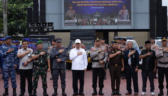 Polda Banten Gelar Apel Tanggap Darurat Bencana Hidrometeorologi Secara Serentak 2025