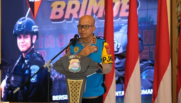 320 Calon Bintara Brimob Panda Polda Banten Disumpah dan Menandatangani Pakta Integritas