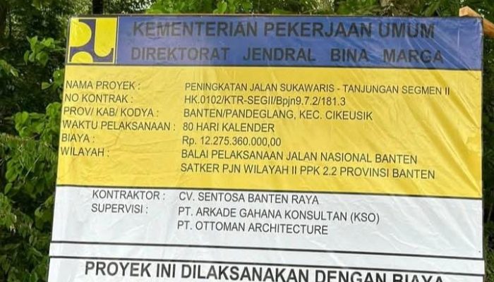 Proyek Jalan Sukawaris–Tanjungan Diduga Gunakan Pasir Laut, Publik Soroti Kualitas Pekerjaan