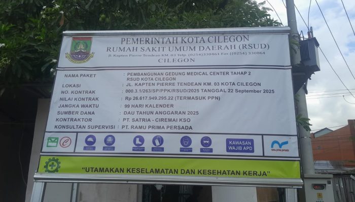 Dugaan Manipulasi Data Proyek RSUD Cilegon: Aktivis Desak Aparat Ungkap Perbuatan Melawan Hukum