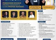 Feradi WPI DPD JAKARTA Gelar Online Class Batch 1: Pendidikan Khusus Profesi Advokat (PKPA) & Ujian Profesi Advokat (UPA)