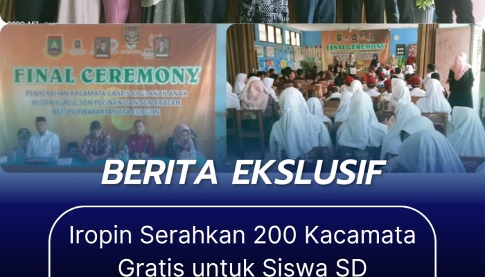 Iropin Serahkan 200 Kacamata Gratis untuk Siswa SD Purwakarta: Dorong Deteksi Dini dan Edukasi Kesehatan Mata