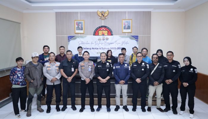 Silaturahmi Bersama Insan Media, Polda Banten Bahas Kesiapan Jelang Nataru 2025–2026