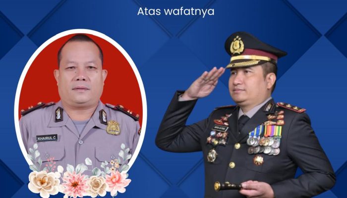 Polres Cilegon Sampaikan Duka Cita atas Wafatnya Kapolsek Mancak IPTU Khaerul