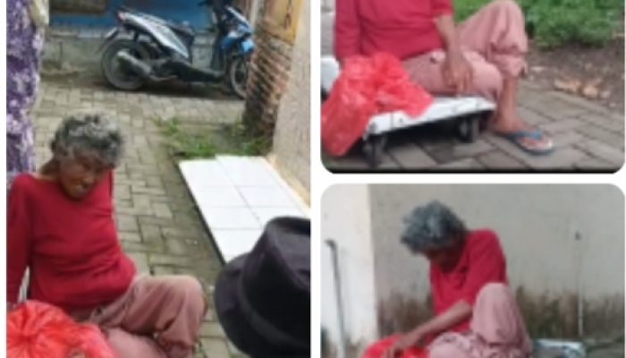 Kisah seorang nenek tua yang tak bisa berjalan rawat anak sakit gangguan jiwa seorang diri 