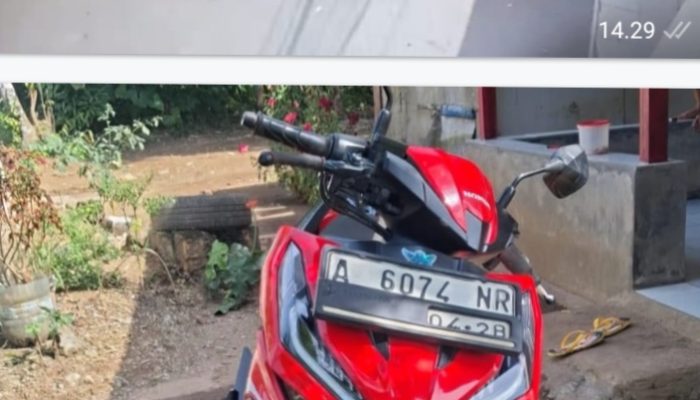 Jelang Tahun Baru, Motor Jurnalis di Lebak di Bawa Maling