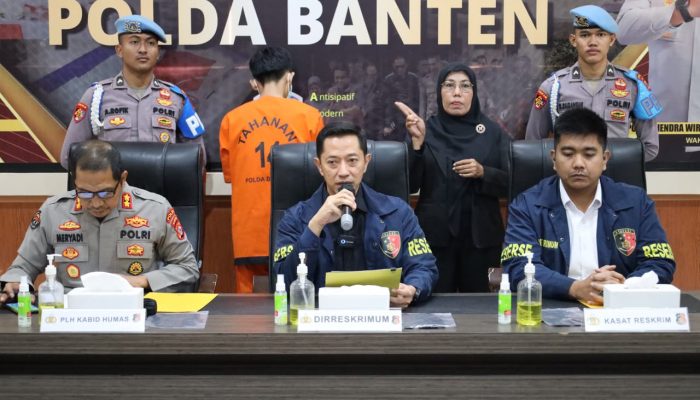 Ungkap Pembunuhan Berencana Driver Online, Pelaku Ditangkap Ditreskrimum Polda Banten