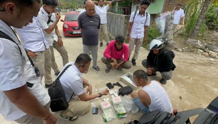 BNNP Sumbar Bekuk Pengedar 2,8 Kg Sabu di Padang, Terancam Pidana Berat