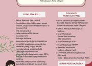 Lowongan Langka! Dindikbud Cilegon Cari Pendamping, Terapis, dan Psikolog Disabilitas
