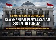 Ahli Belum Siap, Sidang Uji Konstitusionalitas Kewenangan Penyelesaian SKLN Ditunda