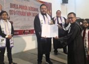 Bayu Saputra SH beserta beberapa advokat baru FERADI WPI resmi diangkat di Jawa Tengah