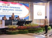 Jelang Idul Fitri 1447 H, Polda Banten Matangkan Kesiapan Personel Melalui Latihan Pra Operasi Ketupat Maung 2026