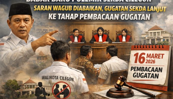 Saran Wagub Diabaikan, Gugatan Sekda Lanjut ke Pembacaan Gugatan