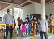 Polsek Cikulur Polres Lebak Lakukan Pengamanan di CWP Citra Waterpark, Pastikan Pengunjung Aman dan Nyaman