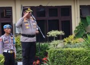 Kapolres Cilegon Pimpin Upacara Kenaikan Pangkat Pengabdian, Apresiasi Dedikasi 35 Tahun Pengabdian Personel