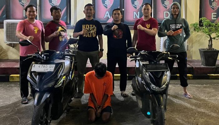 Polsek Cikande Berhasil Temukan Motor Curian di Persembunyian Pelaku, Satu DPO Masih Diburu