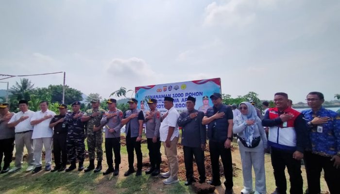 Penanaman 1.000 Pohon di Situ Rawa Arum, Kapolda Banten Ajak Warga Jaga Lingkungan