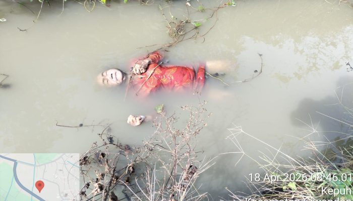 Warga Kepuh Cilegon Dikejutkan Penemuan Mayat Lansia Mengambang di Saluran Air Menuju Kali Lempeng