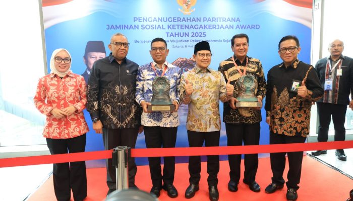 Provinsi Banten Raih Kategori Daerah Terbaik Jaminan Sosial Ketenagakerjaan Paritrana Award